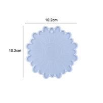 1PC DIY Round Epoxy Resin Mold Hollow Out Coaster Mandala Flower Tray Cup Mat Silicone Mould DIY Home Decor Making