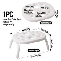 1Pcs Foldable Space-Saving Pastry Icing Piping Bag Holder - Stable Cake Decorating Tool For Fondant/Cream Baking Accessories balta