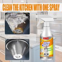 Kitchen Cleaner Spray Powerful Grease and Stain Remover with Refreshing Lemon Scent, 500ml Bottle for Home Use