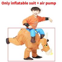 Halloween Inflatable Cow Costume For Kids And Adults Party Dress Up Prop Child 120-150CM