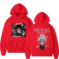 Michael Jackson Pop karalius MJ Gerbėjų dovana Hoodies Vyrams Moterims Klasikiniai Hip Hop Pop muzikos Megztiniai Oversized Unisex Harajuku aukštos kokybės 4XL