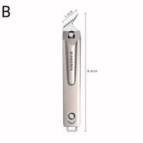 Stainless Steel Flat/Slanted Toenail Cleaner Professional Durable Foot Care Tool Pedicure Nail Trimmer for Household