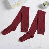 Women Cotton Thigh High Over The Knee Stockings Ladies Girls Long Stocking Sexy High Sock Autumn and Winter Warm Knee Socks One Size