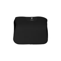 1pc PU Leather Memory Foam Car Lumbar Support,Pillow For Tesla Model Y 3 S X Roadster Bonina Car Valve Cap Accessories 1pc
