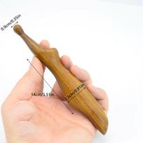 Professional Wooden Reflexology Massage Tool Neck Foot Gua Sha Trigger Point Home Gym Massage Stick