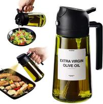 1PC Fine Mist Spray Bottle for Cooking Oil & Vinegar, Food Grade Plastic, Anti-Odor Kitchen Dispenser for Soy Sauce, Olive Oil