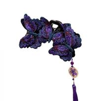 Flower Tassel Hair Grab Clip Plastic Large Shark Clip Elegant Butterfly Hair Claw  Daily Use