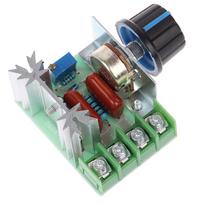 1pcs 50-220V 2000W Speed Controller Dimmers SCR Voltage Regulator Thermostat Tool