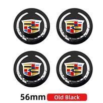 4pcs 56mm 60mm 65mm Car Wheel Center Hub Cap Rim Cover Stickers For Cadillac ATS BLS CT4 CT5 CTS SRX XT6 XTS Escalade Deville