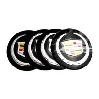 4pcs 56mm Car Wheel Center Emblem Sticker Hub Logo Badge for Cadillac ATS BLS CT4 CT5 CT6 CTS ESCALADE STS XLR XT5 XT6 XTS