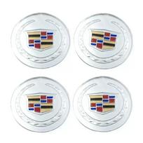 60/65mm Car Wheel Hub Center Emblem Stickers For Cadillac ATS CTS DTS STS SLS XLR Seville CT6 Escalade Exterior Accessories 60MM