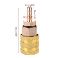 6mm/8mm Car Tire Valve Clip Pump Nozzle Clamp Solid Brass Connector Bicycle Motorcycle Car Tire Air Chuck Inflator Pump Adapter