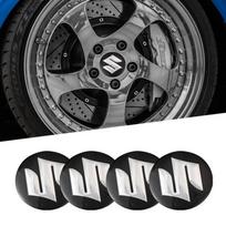 4Pcs Automotive Wheel Hub Center Cover Badge Sticker For Suzuki Jimny Swift Samurai Vitara SX4 Alto Kaiser Ingnis DZire Swace