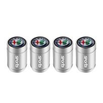4Pcs Car Emblem Wheel Tire Valve Caps Covers Car Accessories For Alfa Romeo Giulia 159 156 Giulietta 147 Volante Tonale Stelvio