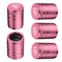 5Pcs Car Wheel Tire Valve Caps Metal Stem Cover For Porsche Panamera Spyder Carrera Macan Boxster Cayman Cayenne 911 718 Sticker