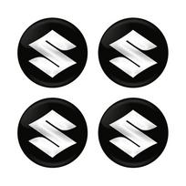 56MM Wheel Hub Cap Sticker Car Caps Rim Stickers Badge Cover Decoration For Suzuki JIMNY Grand Vitara Sx4 Swift Alto