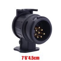 13 Pin To 7 Pin Plug Adapter Trailer Connector Waterproof Plugs 12V Protect Towing Adapter Socket Connector Towbar Hand Tools Adapter (13to7-pin)