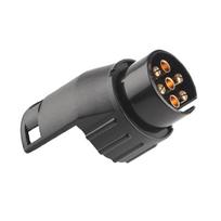 7 to 13 Pin Adapter Electrical Trailer Connector for European Vehicle Caravan Waterproof Socket