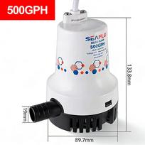 DC12V/24V Color Water Pump, High-flow Submersible Pump/cabin Bottom Pump, Used for Water Change in Ships/fish Tanks/pools DC12V
