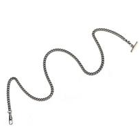 65cm Length Pocket Watch Chain Silver Plated Gold Plated Watch Chain Metal Material T-Bar Design T-Bar Chain Pendant Holder