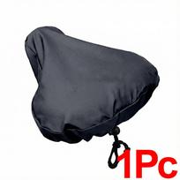 Drawstring Saddle Cover Outdoor Bike Seat Cover Thickened Soft Rainproof Dustproof Oxford Cloth Saddle Protector Universal Fit