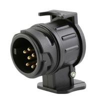 13 To 7 Pin Mini Socket Adapter Waterproof Small RV Converter Towing Connection Adapter for Towing Truck for Touring Car Trailer