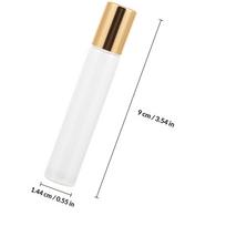 20Pcs Essential Oil Roller Bottles Glass Small Sub Package Bottles Leak Proof Portable Perfume Container for Travel Cosmetics auksinė