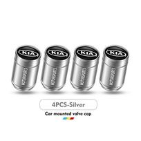 4pcs Car Wheel Tire Hub Valve Caps Decor Auto Universal For KIA Cerato Soul Venga Forte Spectra Sedona Niro Cadenza