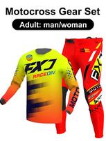 motocross gear set Enduro cross Jersey Pant Kits Racer Gear Set Off-road Mens Kits Women's mountain Downhill Motorcycle MX XXL-38