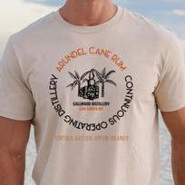 Arundel Cane Rum Distillery T-Shirt, BVI Rum Logo Shirt, Tortola Tee, Caribbean XL