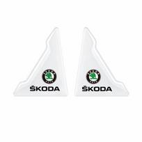 Clear Invisible Door Corner Anti-Collision Protector Sticker 2PCS Self-Adhesive Anti-Scratch Car Styling For Skoda Octavia A5 A7