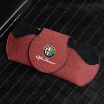 Car Sun Visor Storage Box Sunglasses Clip For Alfa Romeo 156 159 147 4C 8C 166 Giulia Giulietta Mito Stelvio Spider GT Tonale