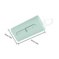 1Set Portable Dental Floss Picks Ergonomic Handle Ultra-Fine Floss for Braces Interdental Cleaning Daily Use Teeth Flosses žalia