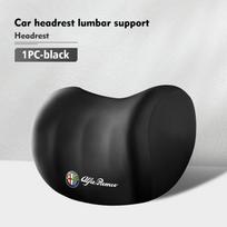 Memory Foam Car Headrest Lumbar Cushion Comfort Neck Pillow For Alfa Romeo Giulietta GT 159 147 156 Mito Brera Giulia Spider F1