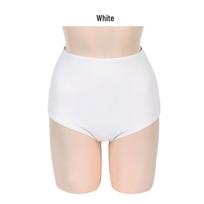 Women's Plus Size High-Waisted Bikini with Anti-Exposure Safety Shorts Medium