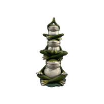 Resin Frog Figurine Outdoor Garden Decoration Home Desktop Ornament Tree Frog Craft Sculpture Statue one size