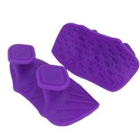 1 Pair Ergonomic Weight Lifting Grips Anti-slip Elastic Workout Gym Gloves Anti-friction Thicken Silicone Palm Grips Gym/Fitness