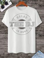 Relax The Dj Is Here Graphic T Shirt For Unisex XXL