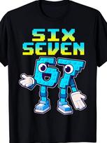 Unisex Meme 67 Six Seven 6 7 Italian T-Shirt L