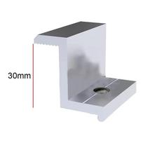 10Pcs/set Heavy Duty PV Solar Module Racking Mounting Fixing Clamp  Solar System Install 30mm