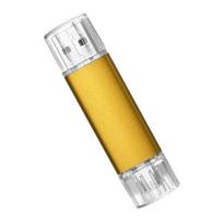 „Linkee Micro USB 2.0 Flash Drive OTG Adapter U Disk Thumb Stick Pen“, skirtas telefono kompiuteriui 256GB geltona