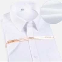 Vasariniai trumpomis rankovėmis be geležies medvilnės 100 % biuro vyriški solidūs marškiniai 5XL white