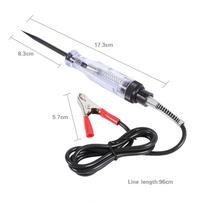 High Quality Auto 6V 12V 24V DC Car Truck Voltage Circuit Tester Car Test VoltMet Long Probe Pen Light Bulb Automobile Maint skaidri