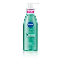 NIVEA Derma Skin Clear prausimosi gelis (150 ml), Giliai valantis veido prausiklis-gelis, salicilo rūgšties veido prausiklis, praturtintas niacinamidu poroms valyti