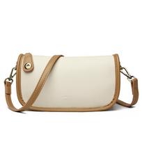 Women's PU Leather Messenger Bag  Shoulder Slim Bag  Small Bags  Simple Crossbody Bag