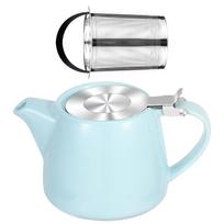 550ml Ceramic Teapot With Detachable Tea Infuser Japanese Style Porcelain Teapot Smooth Surface Ceramic Tea Kettle for Home