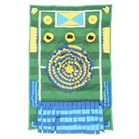 Pet Sniffing Pad Football Field Design Nosework Blanket Interactive Feeding Training Mat for Dog
