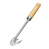 Gardening 3-Teeth Weeder Puller Long Handle Heavy Duty Outdoor Garden Lawn Farm Backyard Weed Remover Manual Weeding Uprooting Pulling Tools B