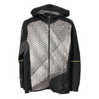 Adidas Primeknit Jkt Striped Letter Embroidery Zip Hooded Golf Jacket Men Outerwear Black HG4129 L