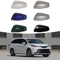Suitable Rearview Mirror Cover for 2021-2023 Toyota Sienna - Shell Reflector Cover Shell - Black*1 - Replacement - Note: Left/Right